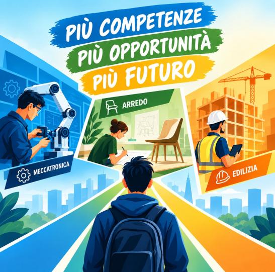 Più competenze, più opportunità, più futuro.