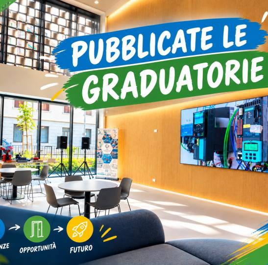 Pubblicate le graduatorie definitive di ammissione degli studenti ai corsi ITS biennio 2026/2028